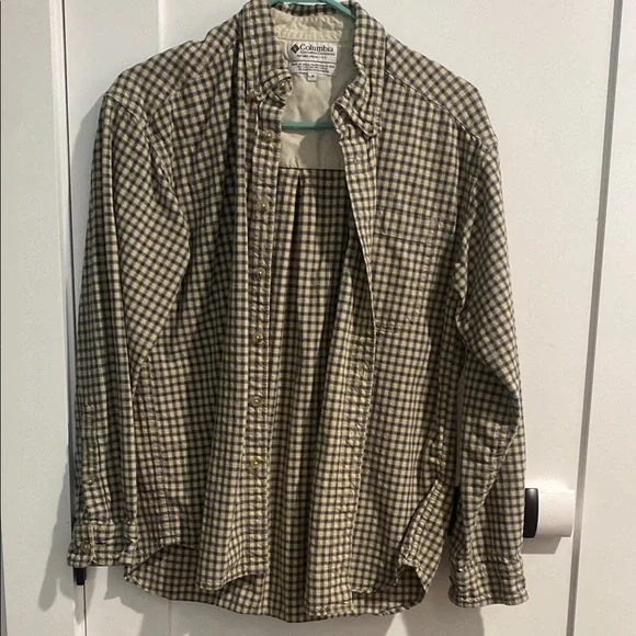 Columbia Checkered Button-Up Shirt - Picture 1 of 6